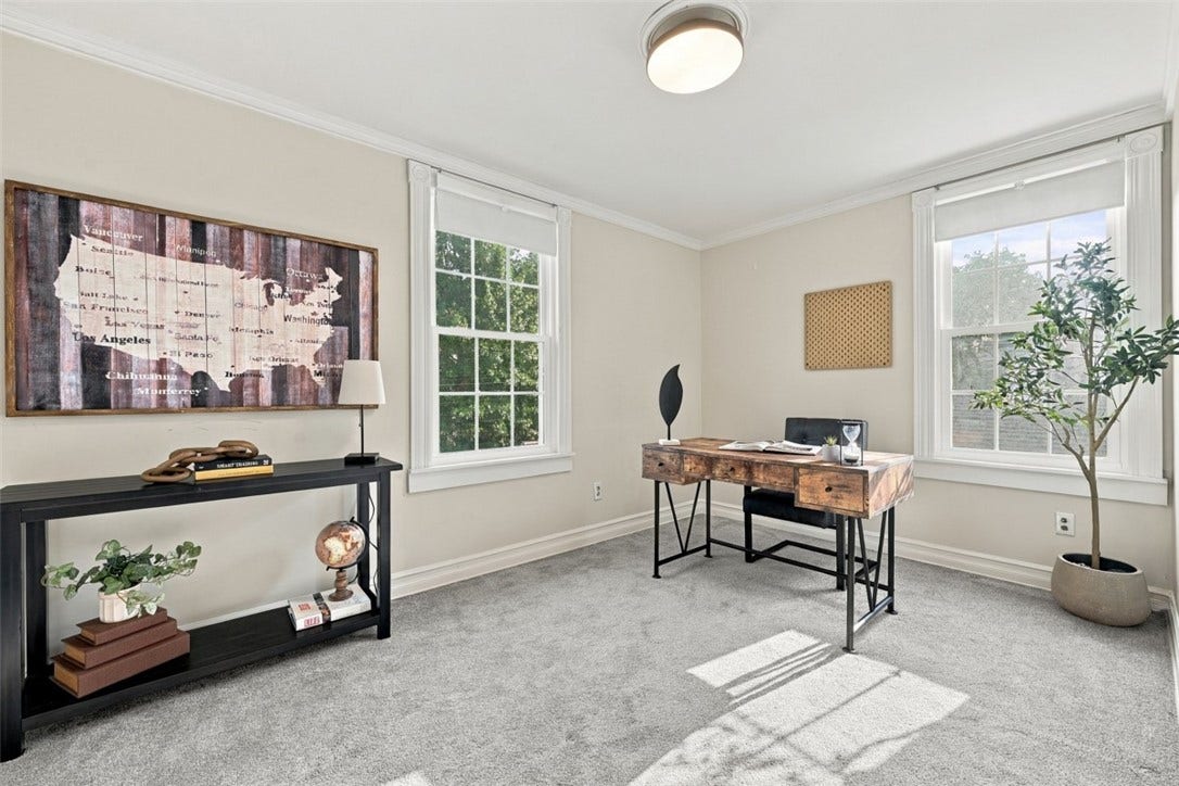 123 4th Street, Pittsburgh, PA 15215 Bedroom - Currently being used as a Den/Office