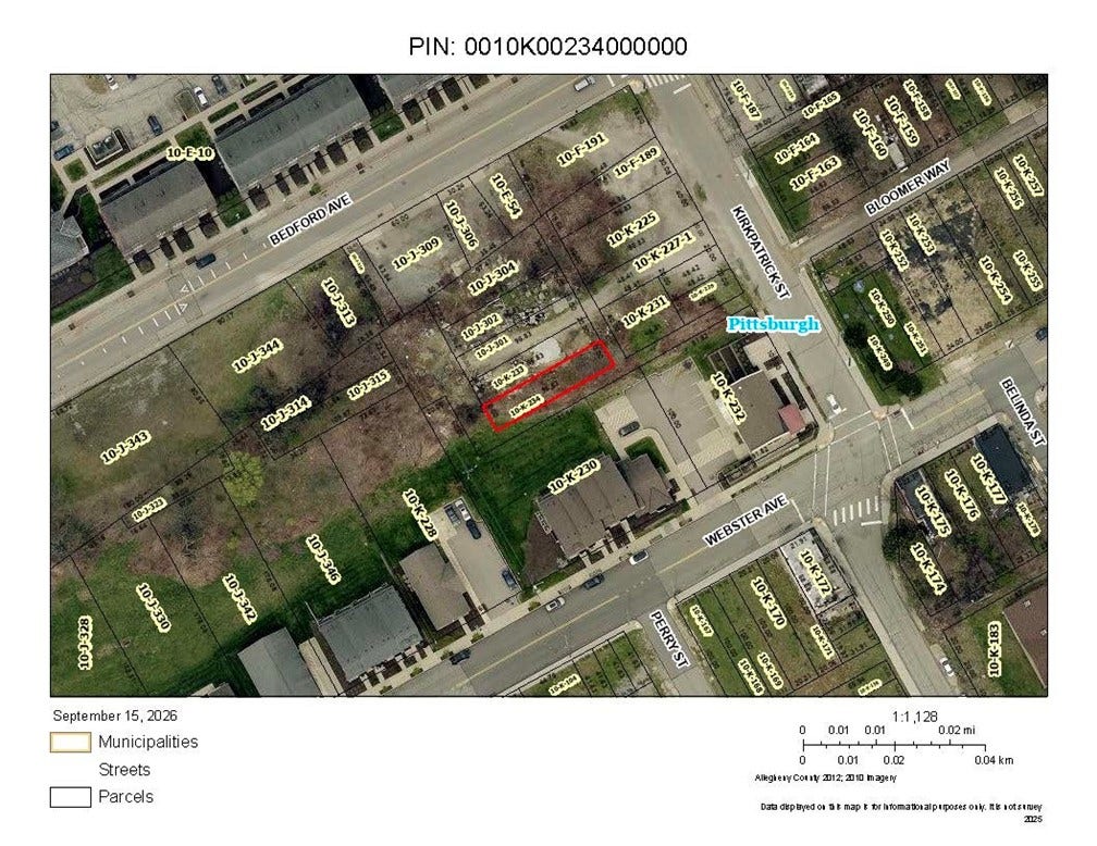 n/s Kirkpatrick St, Pittsburgh, PA 15219 n/s Kirkpatrick St, Pittsburgh, PA 15219