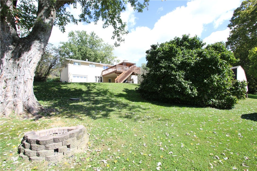 4239 Finleyville Elrama Road, Finleyville, PA 15332 Brick Firepit in Yard