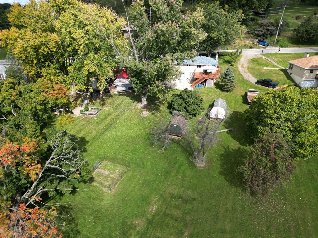 4239 Finleyville Elrama Road, Finleyville, PA 15332 Aerial View of Back Yard