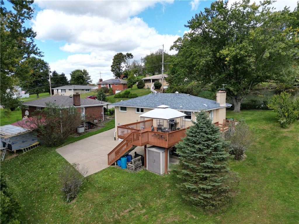 4239 Finleyville Elrama Road, Finleyville, PA 15332 Awesome Deck in Back