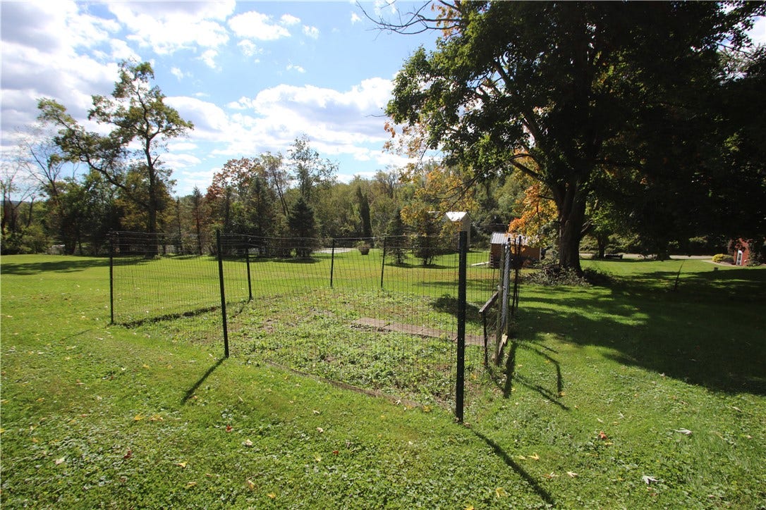 4239 Finleyville Elrama Road, Finleyville, PA 15332 Fenced Garden area in Back Yard
