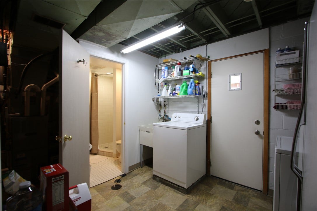 4239 Finleyville Elrama Road, Finleyville, PA 15332 Large 10x10 Laundry Room w/ Bathroom off of this room