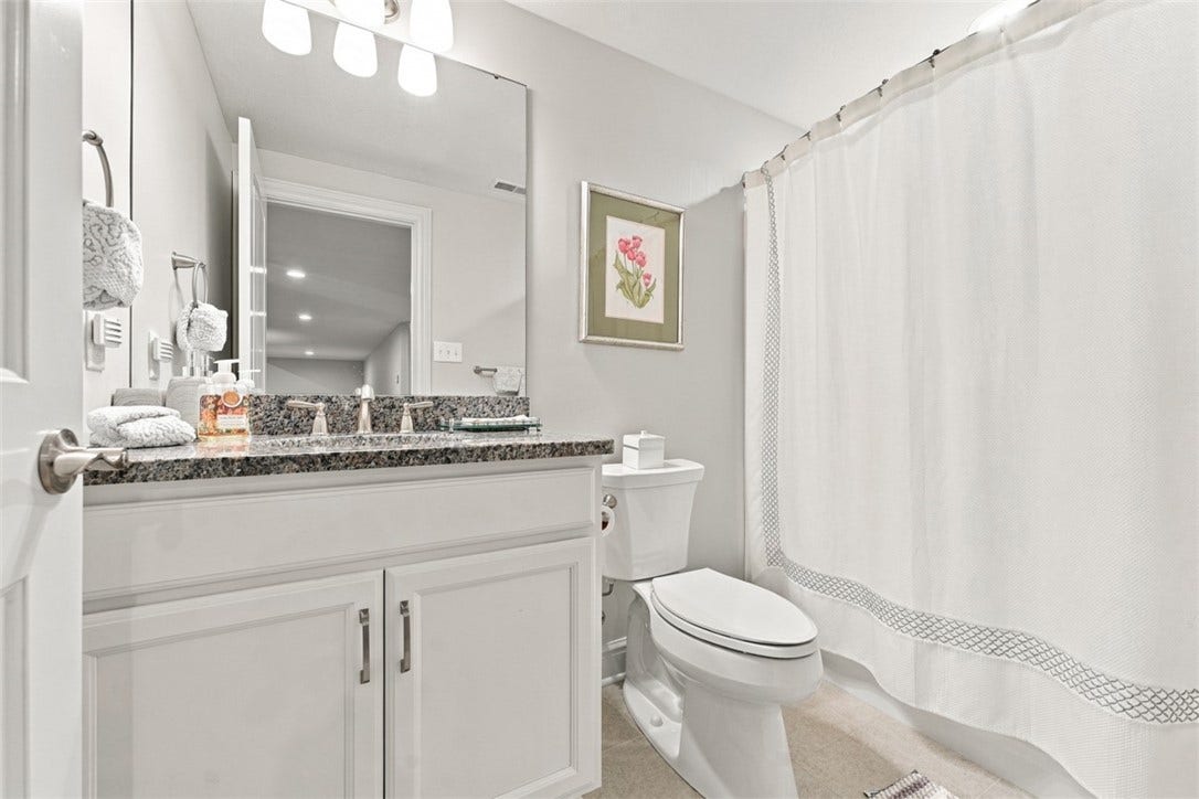 Full Bath in Basement