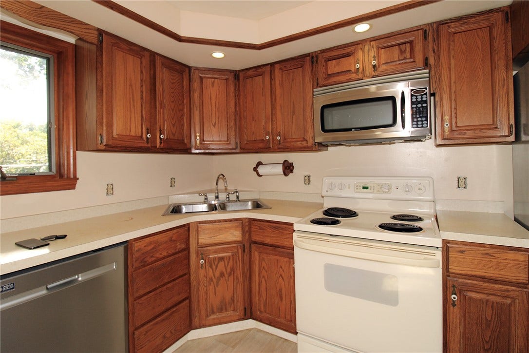 Add your own touches to this traditional kitchen.
