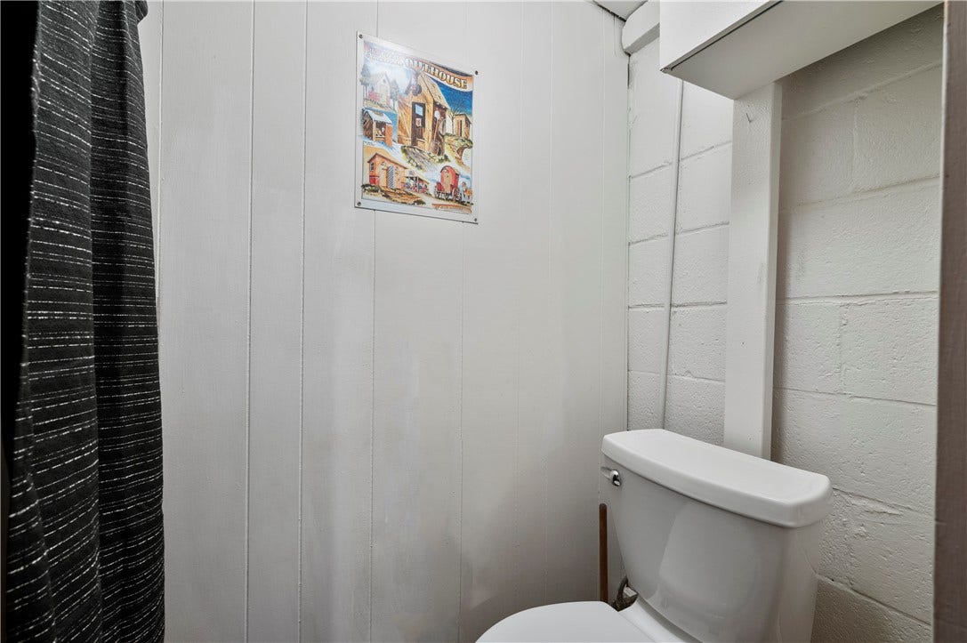 3942 Lawnview Ave, Pittsburgh, PA 15227 Powder room located behind laundry room