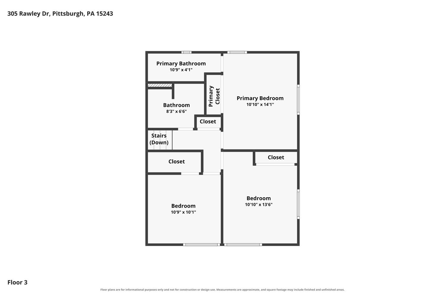 305 Rawley Drive, Pittsburgh, PA 15243 305 Rawley Drive, Pittsburgh, PA 15243