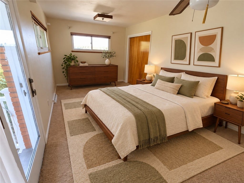 321 Comanche Dr, Belle Vernon, PA 15012 Master Bedroom Virtually Staged