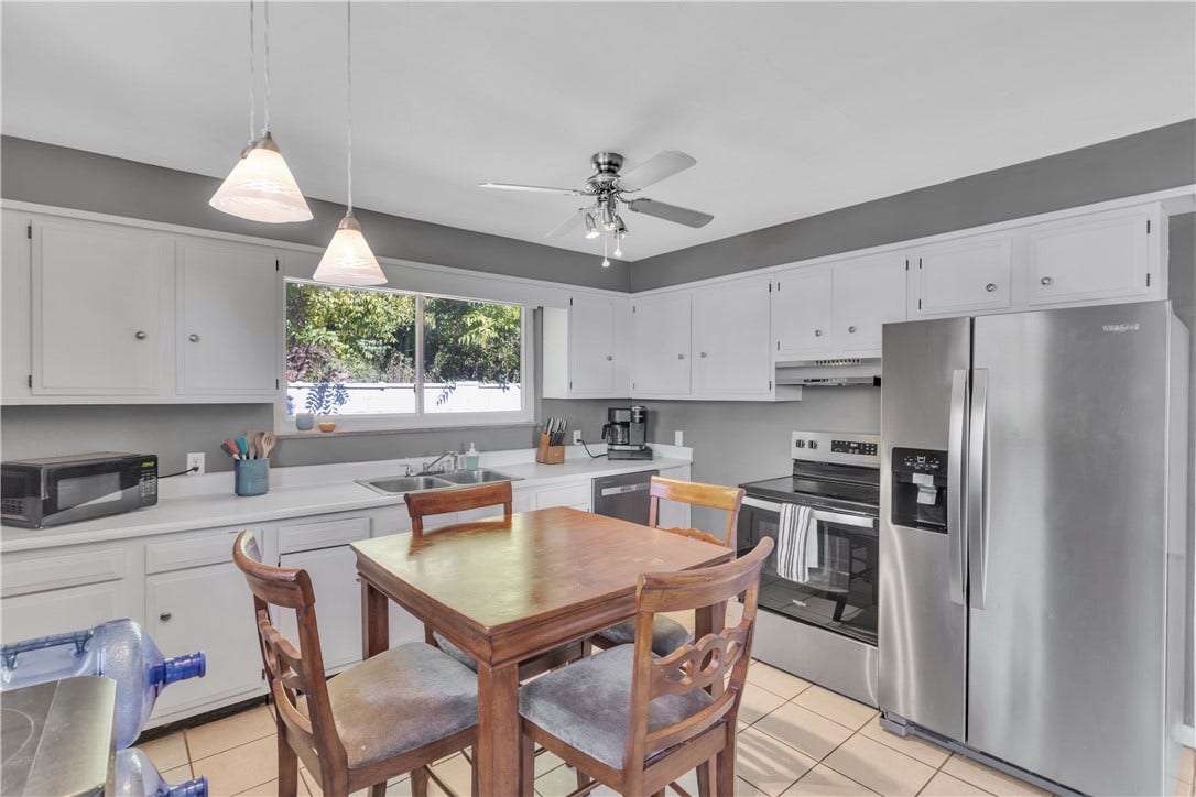 136 N Hazen Ave., Ellwood City, PA 16117 Bright natural light fills the kitchen, creating an uplifting space to start your day.