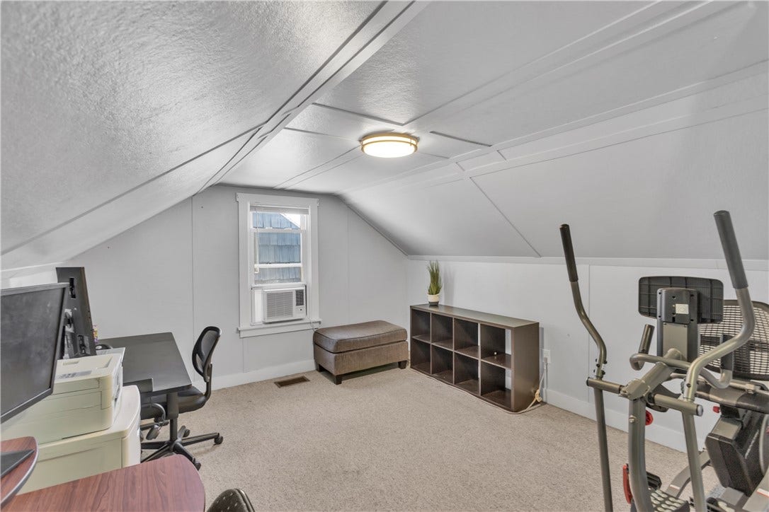 136 N Hazen Ave., Ellwood City, PA 16117 The flexible 4-bedroom layout includes two bedrooms on the 2nd floor and two conveniently located on the main floor.
