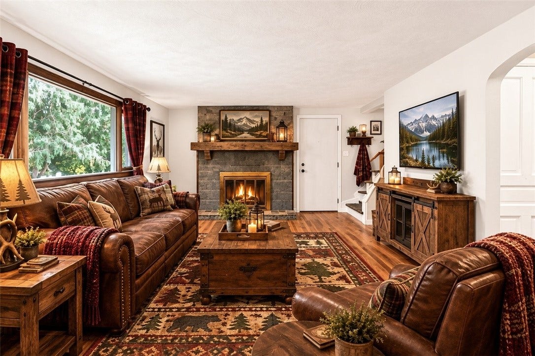 Staged Living Room