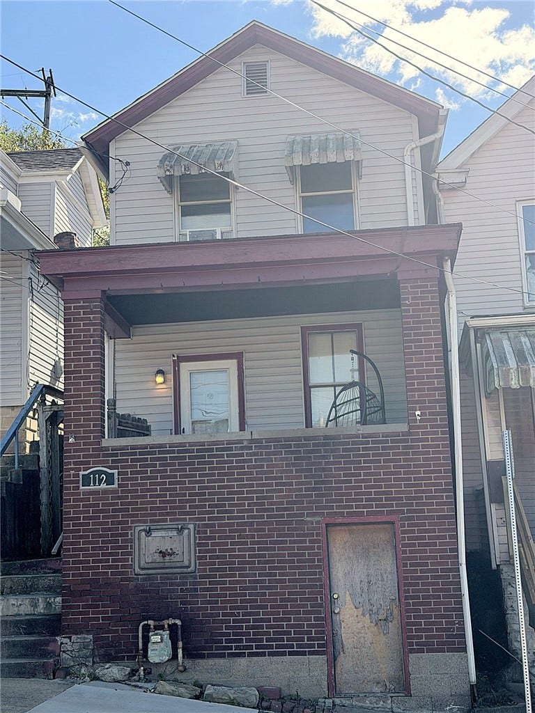 112 Hillside Ave, Pitcairn, PA 15140 Front of home