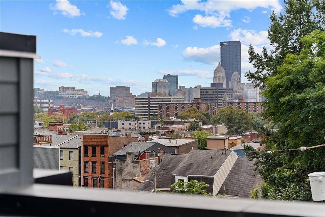240 E Jefferson, Pittsburgh, PA 15212 Breathtaking Pittsburgh Skyline Views from the 3rd floor rooftop deck
